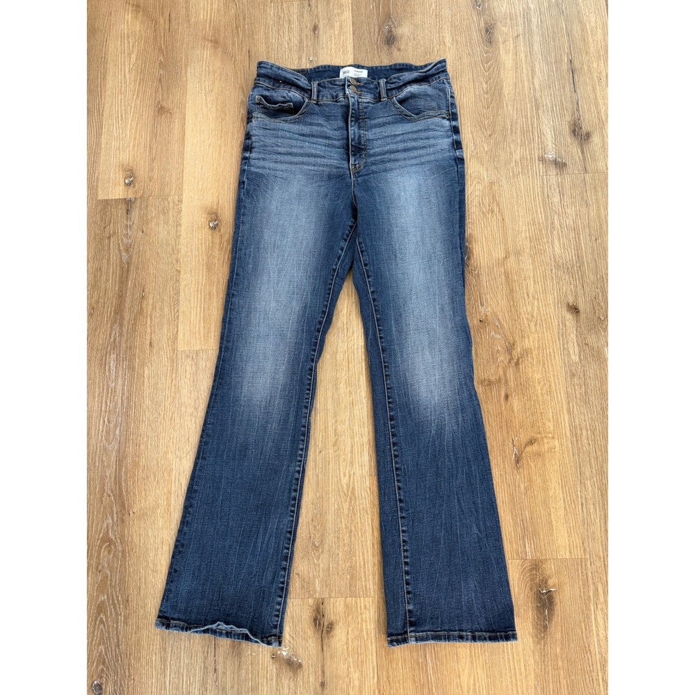 BKE Boho Parker Bootcut Jeans Women 32x33 Blue High Rise Stretch Denim Western
